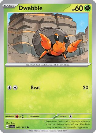 Dwebble 006/182 SV04 Paradox Rift - Common
