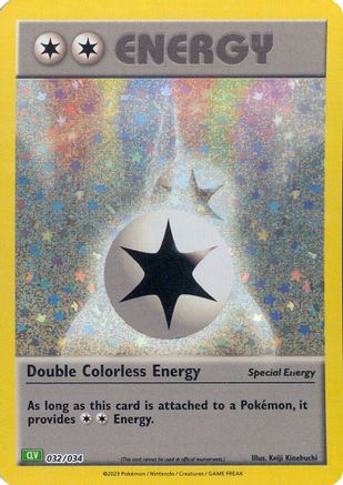 Double Colorless Energy (CLV) 032/034 - Holofoil Trading Card Game Classic - Classic Collection