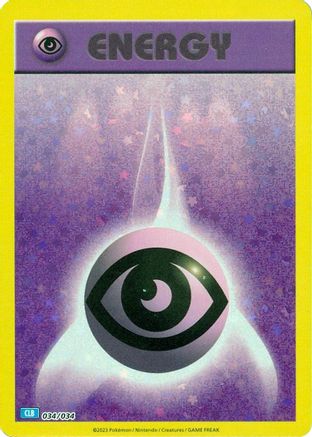 Basic Psychic Energy 034/034 Trading Card Game Classic - Classic Collection