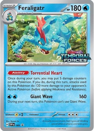Feraligatr 089 - Holofoil SV Scarlet & Violet Promo Cards - Promo