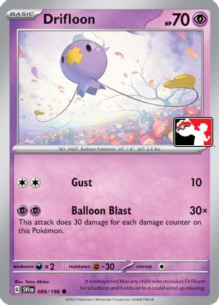 Drifloon 089/198 - Holofoil Prize Pack Series Cards - Common