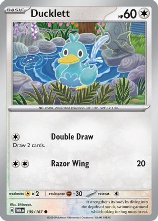 Ducklett 139/167 SV06 Twilight Masquerade - Common