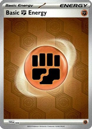 Basic Fighting Energy 006 - Reverse Holofoil SV Shrouded Fable - Common