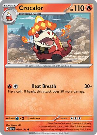 Crocalor 030/191 SV08 Surging Sparks - Common