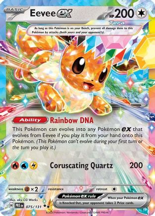 Eevee ex 075/131 - Holofoil SV Prismatic Evolutions - Double Rare