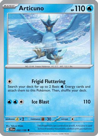 Articuno 032/159 SV09 Journey Together - Uncommon