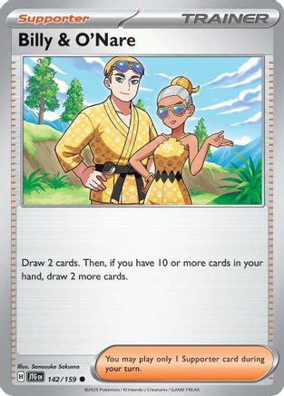 Billy & O'Nare 142/159 SV09 Journey Together - Common