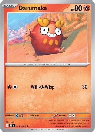 Darumaka 013/086 SV Black Bolt - Common