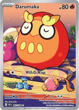 Darumaka 098/086 - Holofoil SV Black Bolt - Illustration Rare