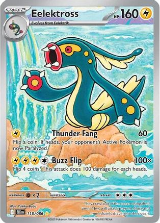 Eelektross 119/086 - Holofoil SV Black Bolt - Illustration Rare