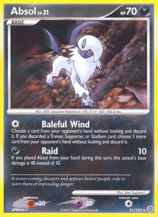 Absol 021/132 Secret Wonders - Rare