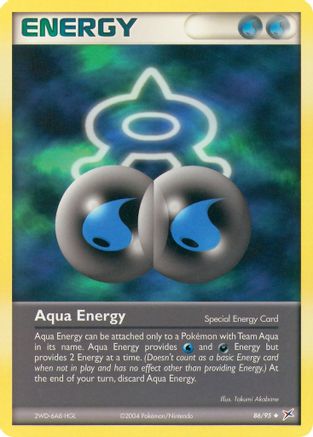 Aqua Energy 086 - Reverse Holofoil Team Magma vs Team Aqua - Uncommon