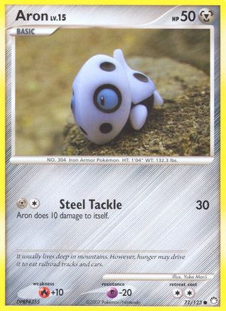 Aron 071/123 - Reverse Holofoil Mysterious Treasures - Common