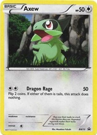 Axew BW10 - Holofoil Black and White Promos - Promo