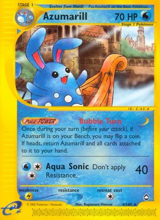 Azumarill 004 Aquapolis - Rare