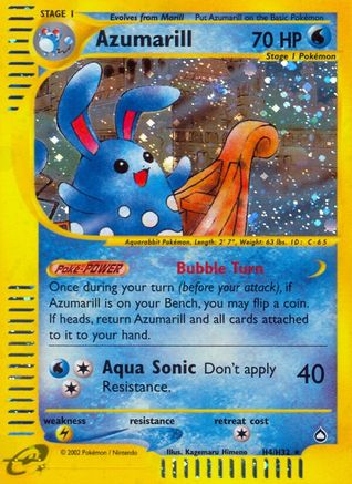 Azumarill (H4) 0H4 - Holofoil Aquapolis - Holo Rare