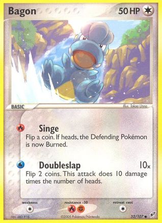 Bagon 052 - Reverse Holofoil Deoxys - Common