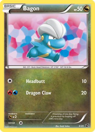 Bagon 006/20 - Holofoil Dragon Vault - Holo Rare