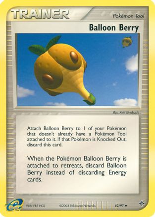 Balloon Berry 082 - Reverse Holofoil Dragon - Uncommon