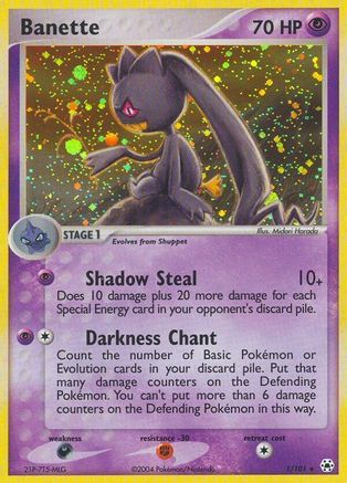 Banette 001 - Holofoil Hidden Legends - Holo Rare