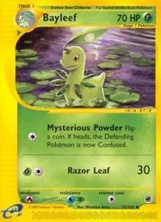 Bayleef 071/165 - Reverse Holofoil Expedition - Uncommon