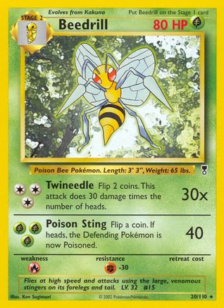 Beedrill 020 Legendary Collection - Rare