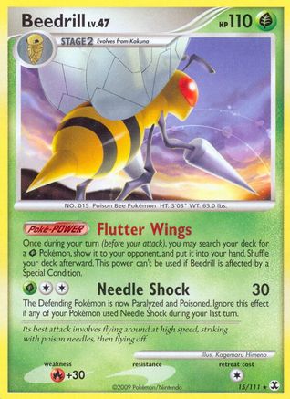 Beedrill 015 Rising Rivals - Rare
