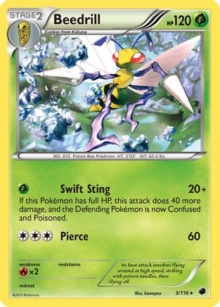 Beedrill 003/116 Plasma Freeze - Rare