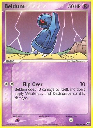 Beldum 055 - Reverse Holofoil Deoxys - Common