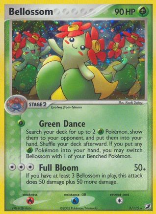 Bellossom 003 - Holofoil Unseen Forces - Holo Rare