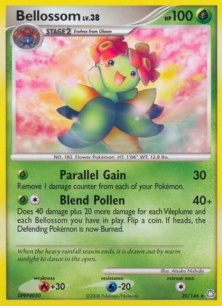 Bellossom 020 - Reverse Holofoil Legends Awakened - Rare