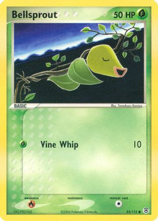 Bellsprout 053/112 - Reverse Holofoil FireRed & LeafGreen - Common