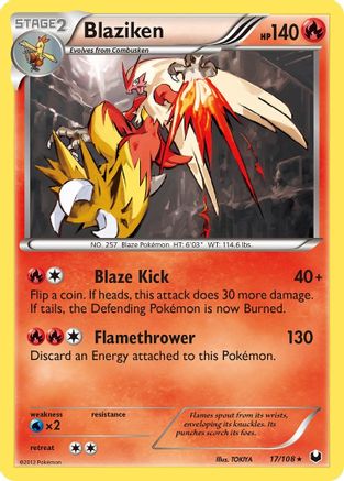 Blaziken 017 - Holofoil Dark Explorers - Holo Rare