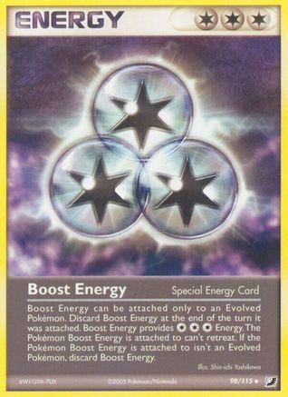 Boost Energy 098 - Reverse Holofoil Unseen Forces - Uncommon