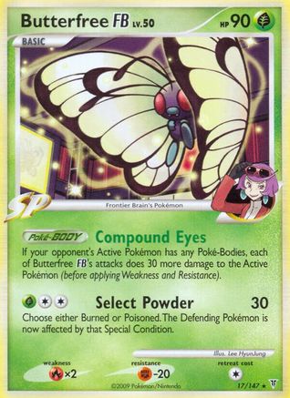 Butterfree FB 017 Supreme Victors - Rare