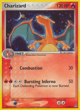 Charizard 006 - Reverse Holofoil Power Keepers - Holo Rare