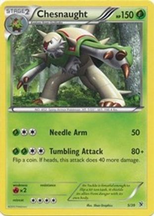 Chesnaught 005 - Holofoil Kalos Starter Set - Common