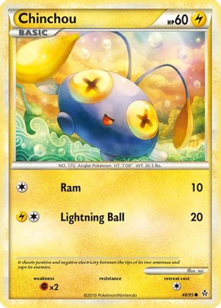 Chinchou 048 - Reverse Holofoil Unleashed - Common