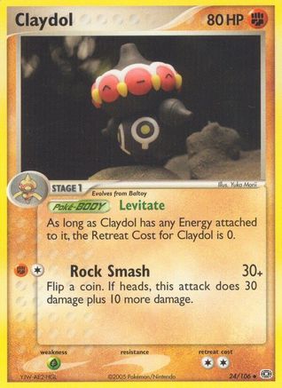 Claydol 024 Emerald - Uncommon