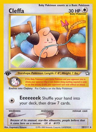 Cleffa 020/111 - Unlimited Neo Genesis - Rare