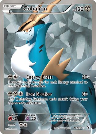 Cobalion (100 Full Art) 100 - Holofoil Noble Victories - Ultra Rare