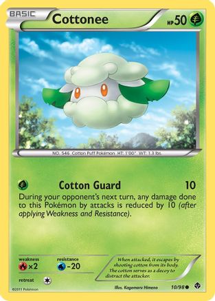 Cottonee (10) 010 Emerging Powers - Common