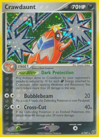Crawdaunt 006 - Holofoil Deoxys - Holo Rare