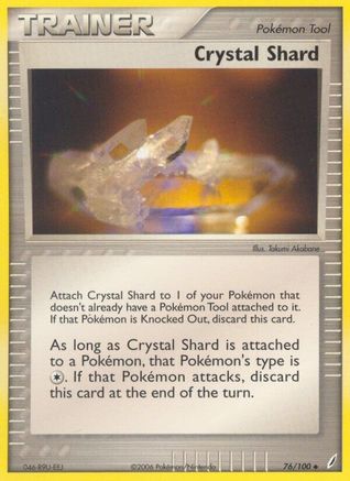 Crystal Shard 076/100 - Reverse Holofoil Crystal Guardians - Uncommon