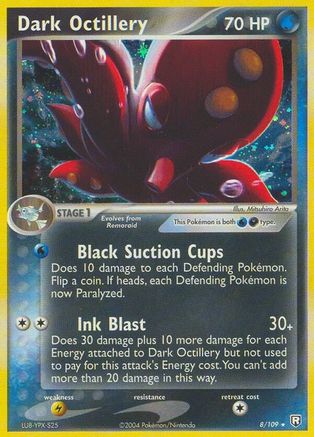 Dark Octillery 008 - Reverse Holofoil Team Rocket Returns - Holo Rare