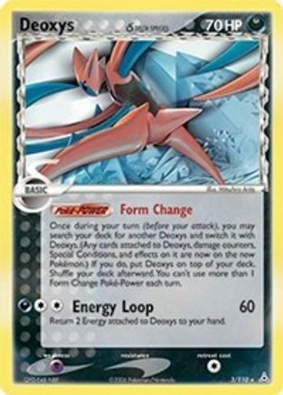Deoxys (Delta Species - Attack Forme) 003 - Reverse Holofoil Holon Phantoms - Holo Rare