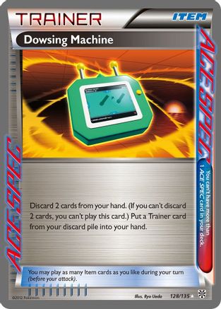 Dowsing Machine 128 - Holofoil Plasma Storm - Rare Ace