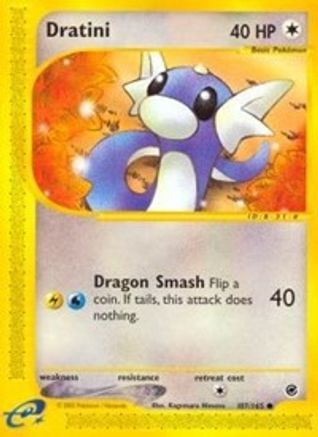 Dratini 107/165 - Reverse Holofoil Expedition - Common