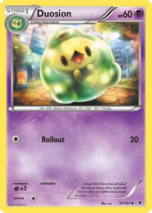 Duosion 051 - Reverse Holofoil Noble Victories - Uncommon