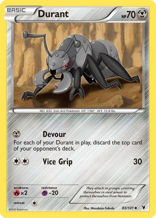 Durant 083 - Reverse Holofoil Noble Victories - Uncommon